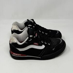 Vans Rowley XLT Sneakers Shoes Mens 6 Black Red Suede Skate Gum Soles